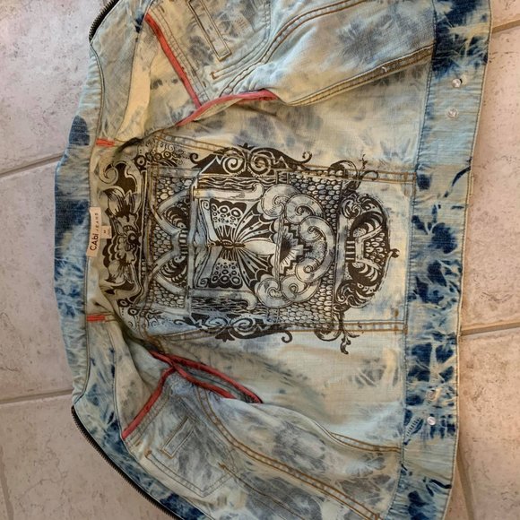 Cabi Upcycled Reversible Jean | Denim Jacket M - Picture 4 of 8